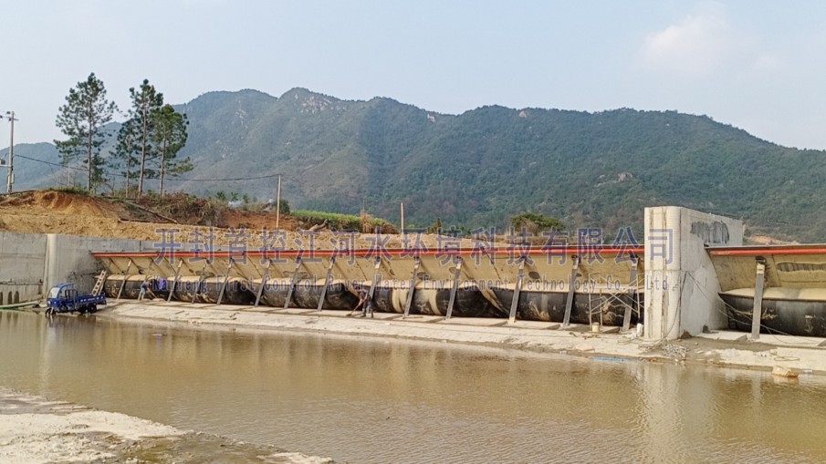 牛田茶园拦河灌溉蓄水气动盾形闸门