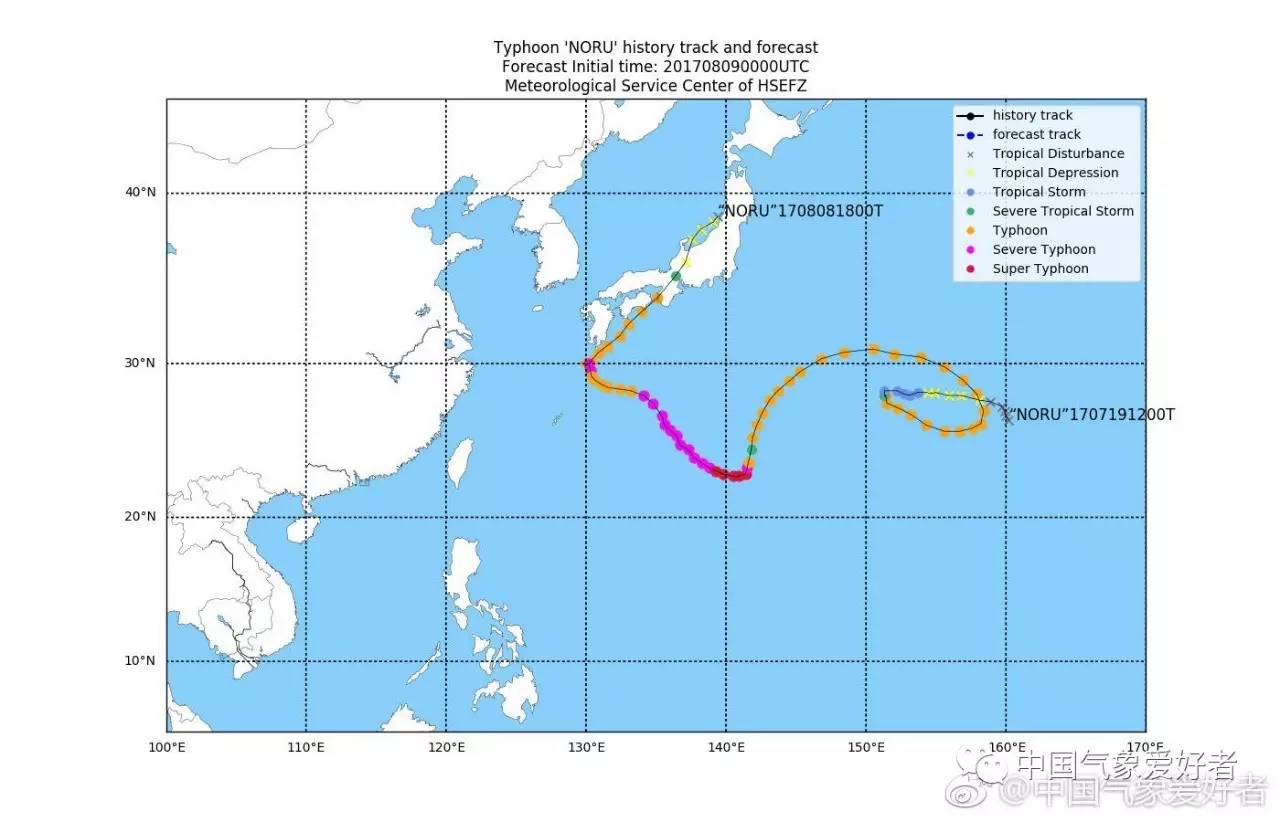 关于台风最新动态，解析2017年第四号台风的观点论述