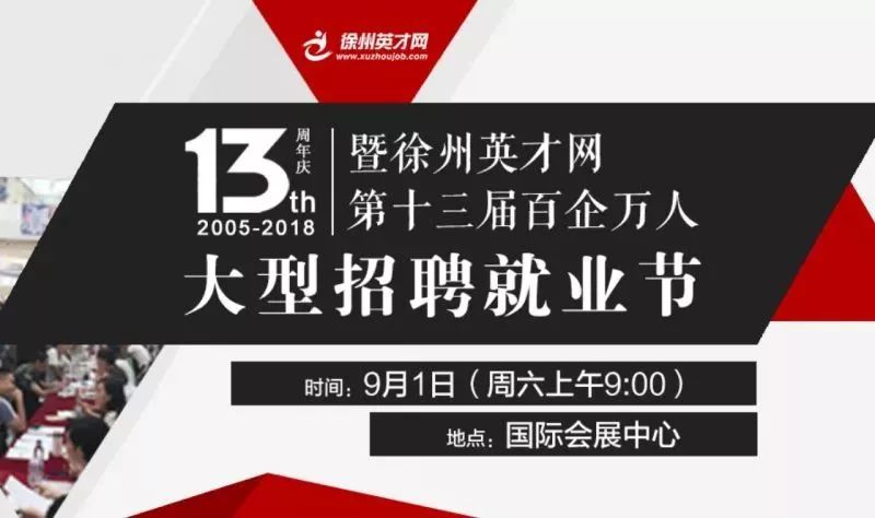徐州最新招聘信息